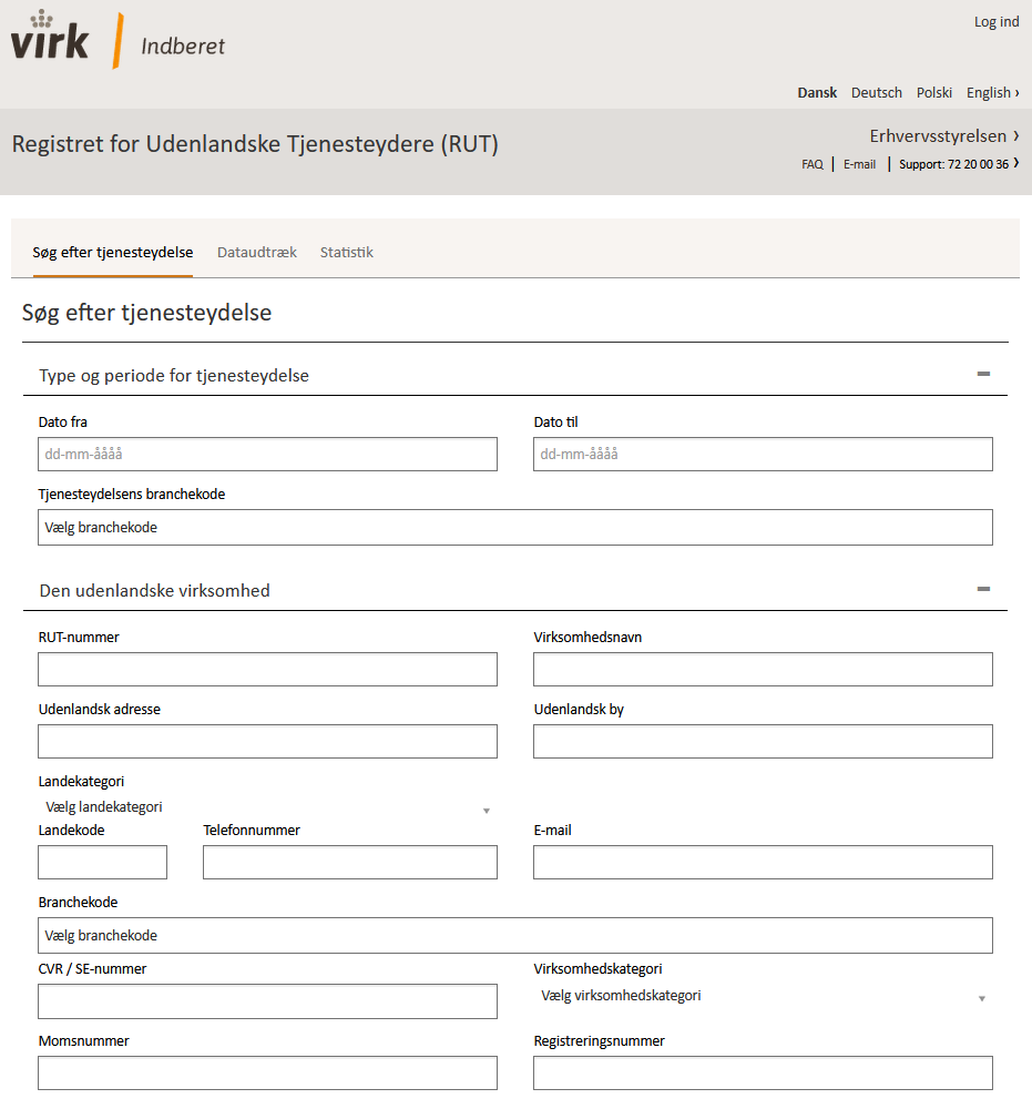 Register of Foreign Service Providers